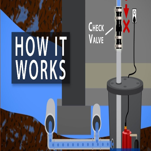 How do check valves and relief valves work in plumbing systems