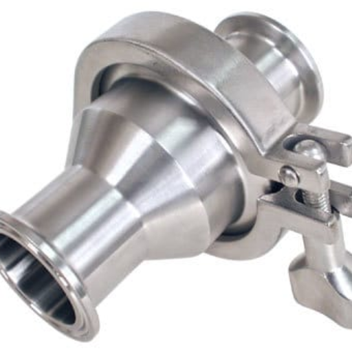 How do different types of sanitary valves affect material selection