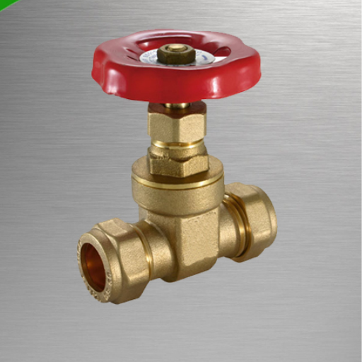 How do different valves control the flow of water in plumbing