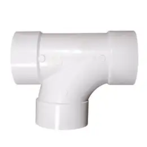 What are the basic differences between a sanitary tee and a wye fitting