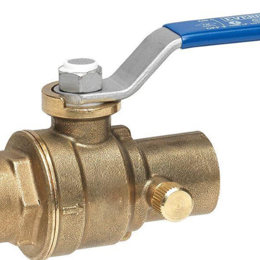 What are the main types of valves used in plumbing systems