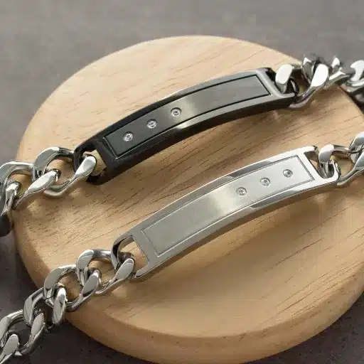 Appearance of Sterling Silver and Stainless Steel